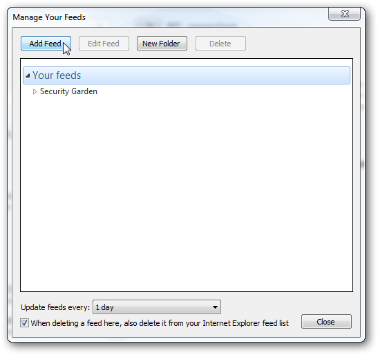How To Add An RSS Feed In Windows Live Mail 2011