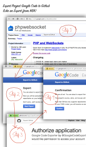 Export Project Google Code to Github