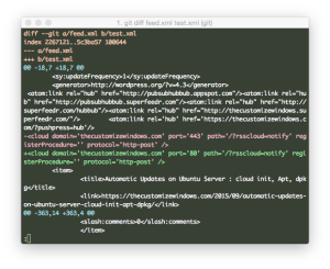 Colorful diff on Command Line