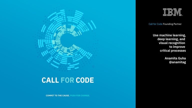 Call for Code 2019 Coding Challenge
